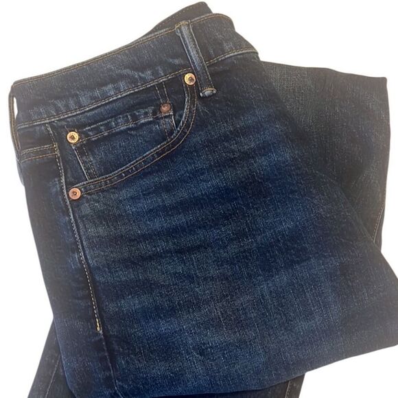 American Eagle Outfitters Straight Relaxed Deep Indigo Jeans Men's Size 32/32 - Picture 1 of 12